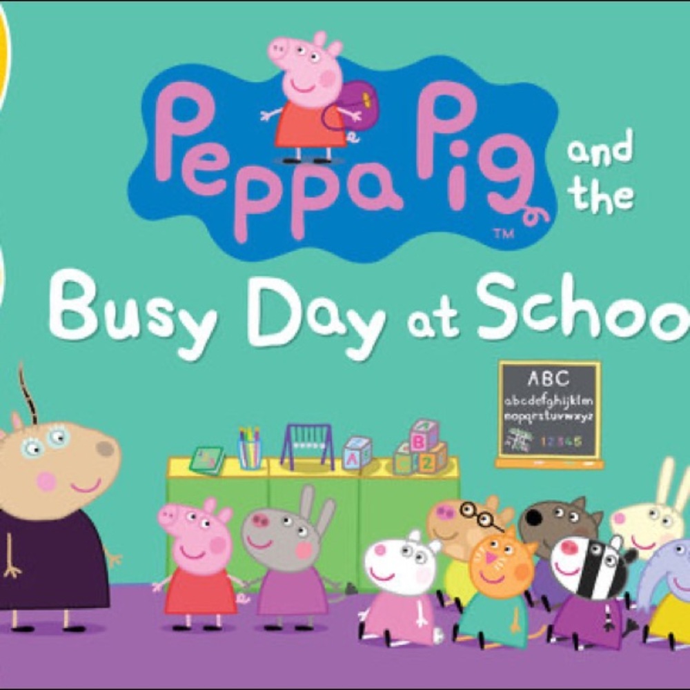 Peppa Pig and the Busy Day at School 🐽 Picture Book